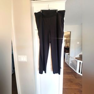 Athleta Venice Wide Leg BLACK Pants Women’s Size 3X ATHLETIC DRESS SLACKS In v